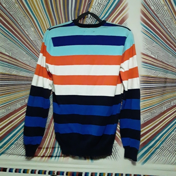 Hurley Mens/Unisex Small Striped Crewneck Sweater - Picture 2 of 11